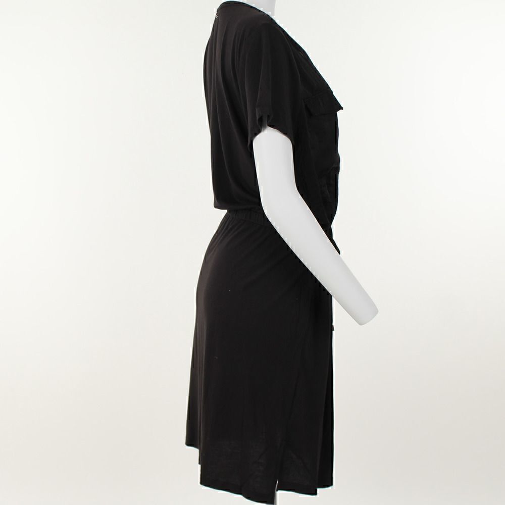 Dkny Solid Drawstring-Waist Pocket-Front Dress - Picture 5 of 5